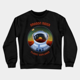 To the moon - Dragon rider Crewneck Sweatshirt